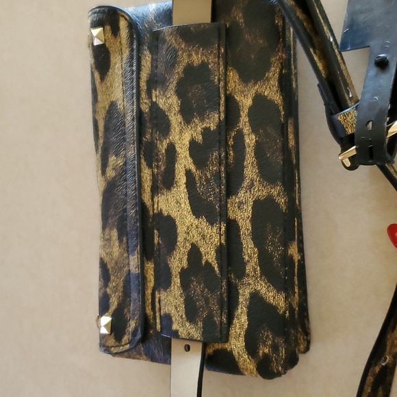 Ana and ava waist bag  NWT, leopard print w/ gold studs - Picture 6 of 7
